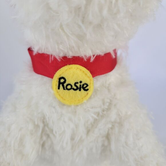 Good Rosie! White Brown Dog Plush Stuffed Toy Book Character Red Collar Yellow - Picture 7 of 15